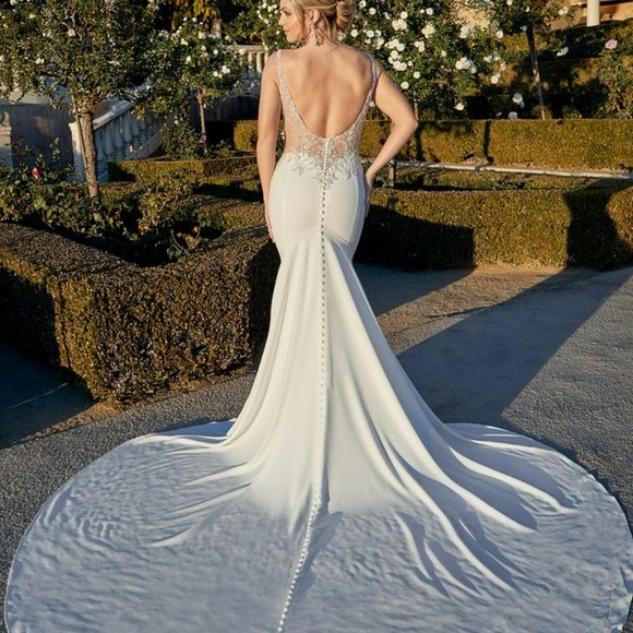 New With Tags/ Casablanca Bridal Wedding Dress - Picture 2 of 7